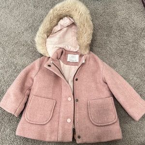 Zara Baby Pink Coat